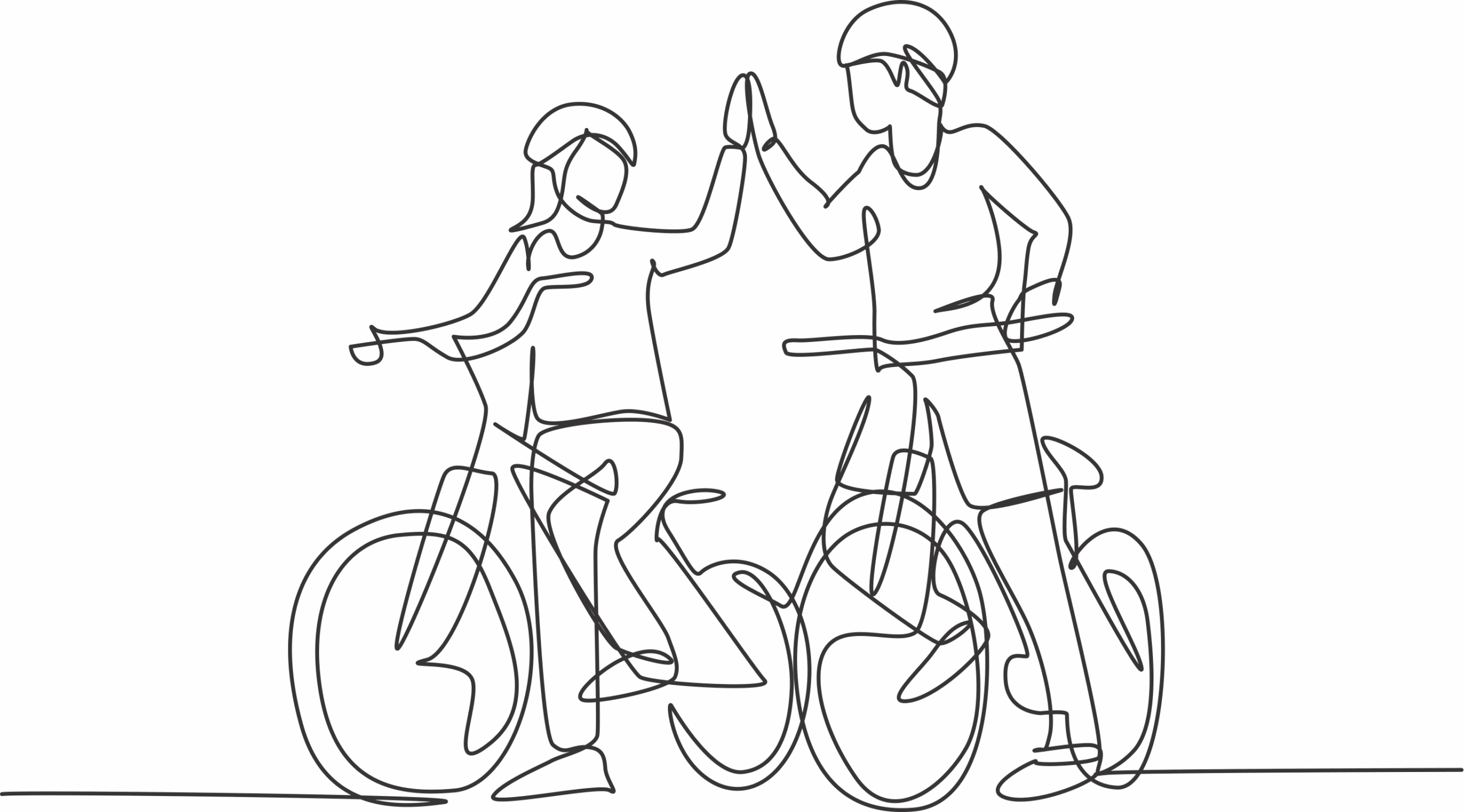 pair_of_cyclists Pair of cyclists