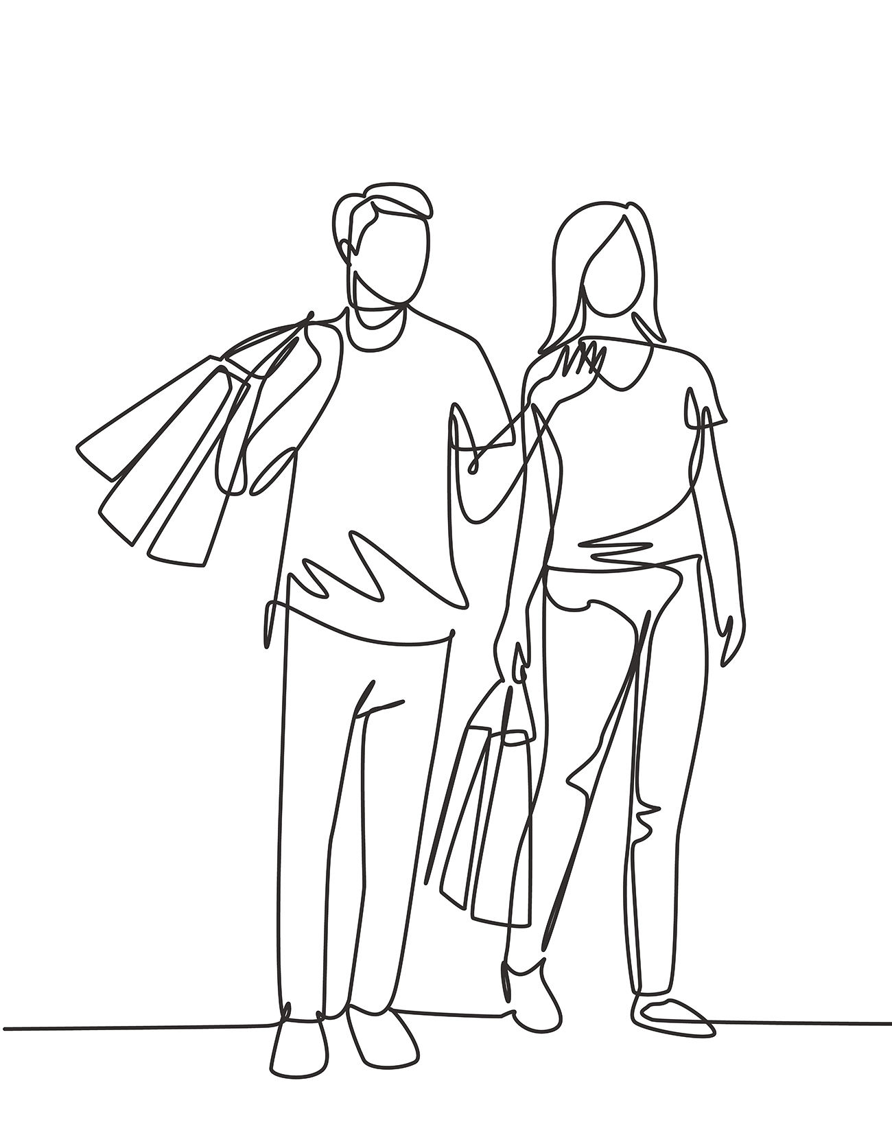 Couple who've been shopping again