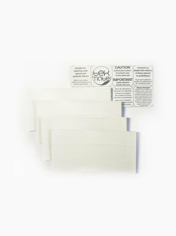 Pack of 5 tekmate transparent patches ref. PK-TP-5-10-5-A