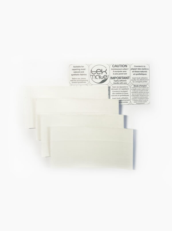Pack of 5 tekmate transparent patches ref. PK-TP-5-10-5