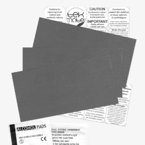 Pack of 5 reflective tekmate patches measuring 5 cm x 10 cm each